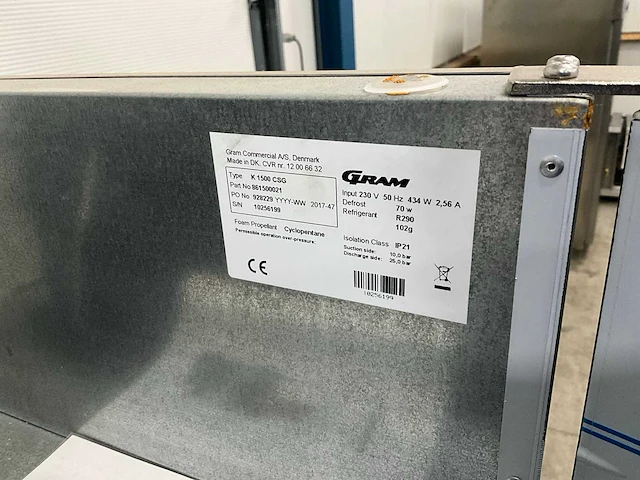 Gram k 1500 csg rvs inrijkoeling - afbeelding 8 van  8