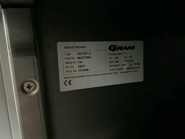 Gram kb 2207 a koelwerkbank - afbeelding 3 van  11