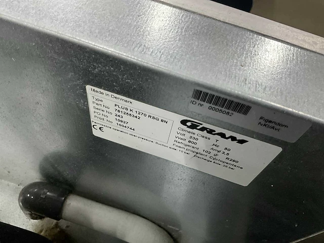 Gram plus k 1270 dubbeldeurs koelkast - afbeelding 8 van  8