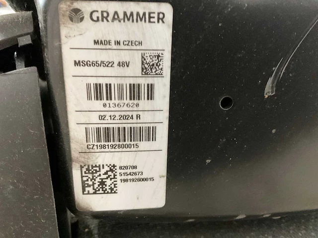 Grammer heftruck stoel (2x) - afbeelding 7 van  7