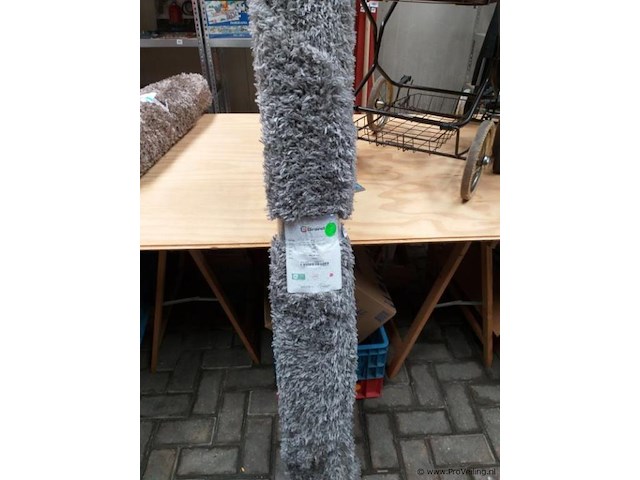 Grand - vloerkleed - 160 x 160 - rond - kleur: grijs. - afbeelding 1 van  4