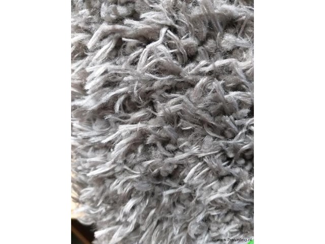 Grand - vloerkleed - 160 x 160 - rond - kleur: grijs. - afbeelding 3 van  4