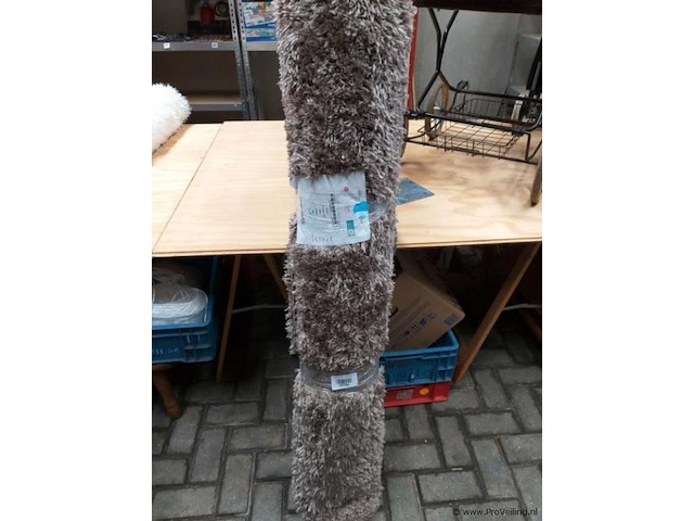 Grand - vloerkleed - 160 x 230 - ovaal - lichtbruin - afbeelding 1 van  4