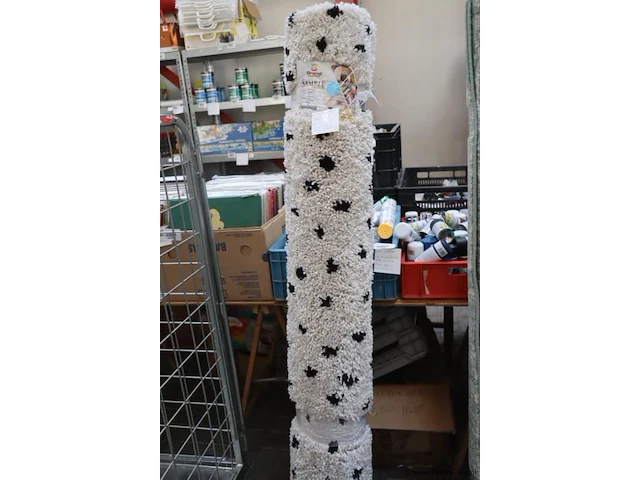 Grand carpet vloerkleed met zwarte stippen - 160x230cm - afbeelding 1 van  3