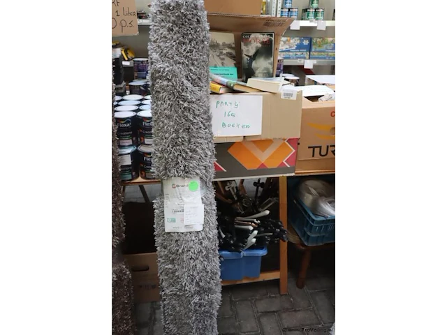 Grand vloerkleed - ovaal - 45mm - hoogpolig - 160x160cm - afbeelding 1 van  3