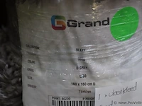 Grand vloerkleed - ovaal - 45mm - hoogpolig - 160x160cm - afbeelding 2 van  3