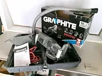 Graphite sleuvenfrees, muurfrees 2400 watt, inclusief stofzak, slechts 1x gebruikt, met een triple diamantschijf, nieuwwaarde 400 euro - afbeelding 1 van  3