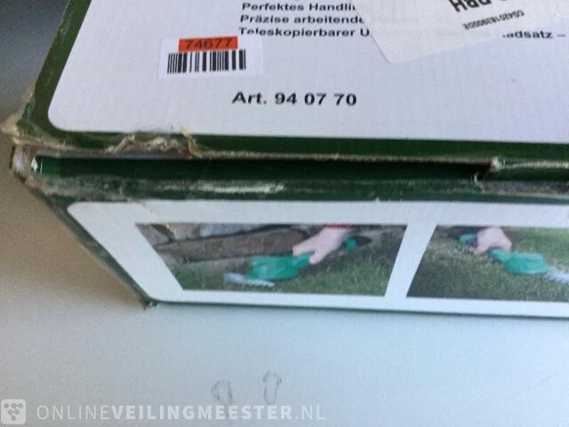 Gras- en heggenschaar 4 in 1 gartenmeister, 940770, groen/zwart - afbeelding 4 van  4