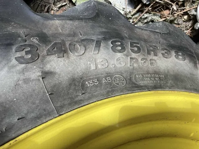 Grasdorf cultuur velg met band (2x) - afbeelding 2 van  4