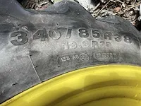 Grasdorf cultuur velg met band (2x) - afbeelding 2 van  4