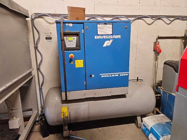 Grassair - 2008 - rlr 550 1500 g8 - schroefcompressor - afbeelding 1 van  9