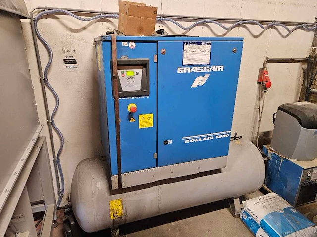 Grassair - 2008 - rlr 550 1500 g8 - schroefcompressor - afbeelding 2 van  9