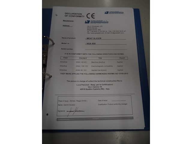 Grasselli spa - afbeelding 13 van  23