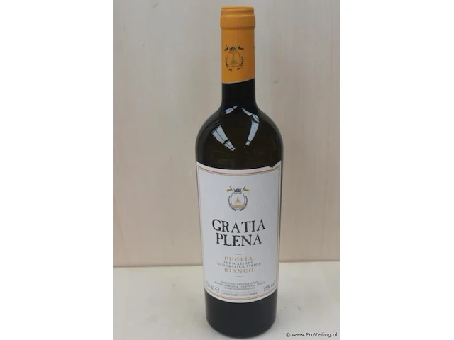 Gratia plena witte wijn - 75 cl - winkelverkoopprijs € 12.95 - afbeelding 1 van  3