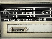 Gravograph is400/vega graveermachine - afbeelding 10 van  18