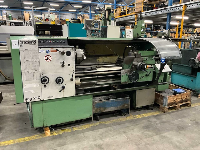 Graziano tortona sag 210 imc draaibank - afbeelding 1 van  20