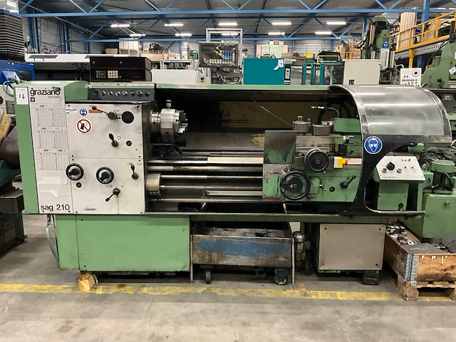 Graziano tortona sag 210 imc draaibank - afbeelding 17 van  22