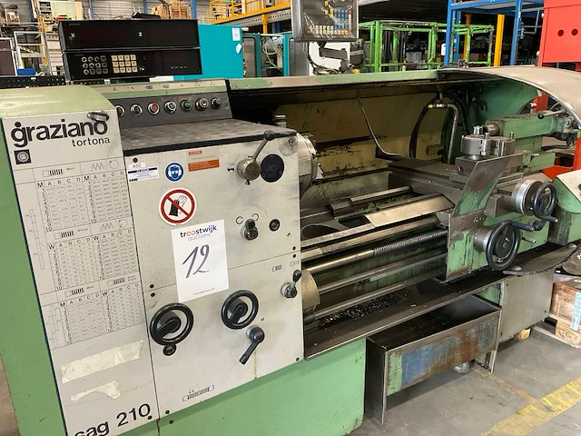 Graziano tortona sag 210 imc draaibank - afbeelding 15 van  21