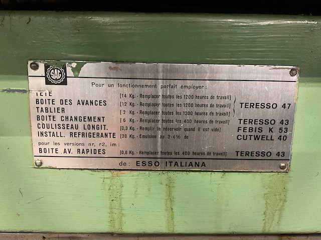 Graziano tortona sag 210 imc draaibank - afbeelding 13 van  21