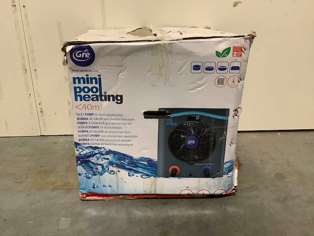 Gre mini pool heating <40m3 warmtepomp - afbeelding 2 van  7