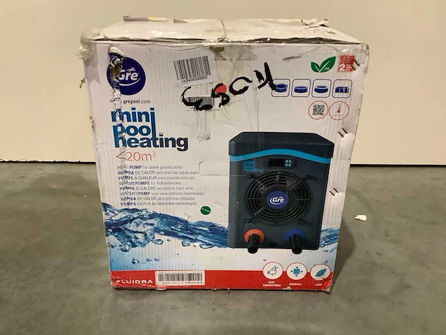 Gre mini warmtepomp hpm20 zwembad onderdelen - afbeelding 2 van  5