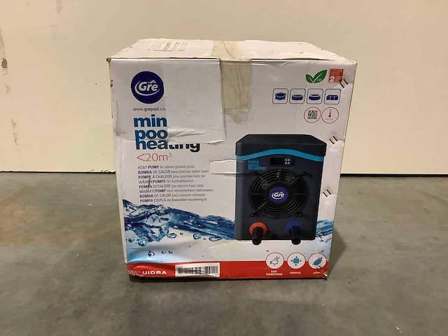 Gre mini warmtepomp hpm20 zwembad onderdelen - afbeelding 2 van  5