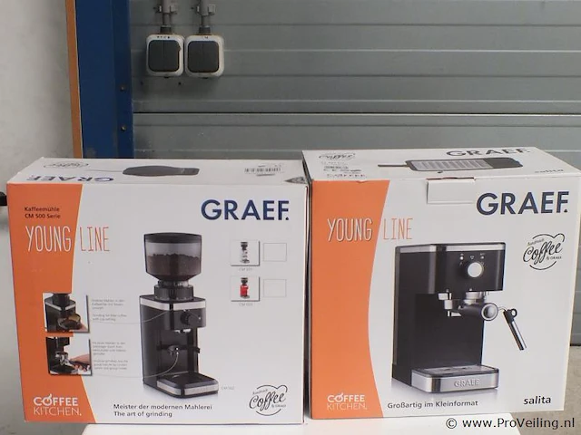 Greaf koffiemachine en bonenmaler. - afbeelding 1 van  1