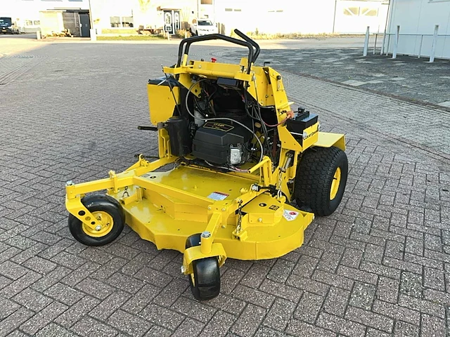 Great dane stand on lawnmower grasmaaier - afbeelding 9 van  15