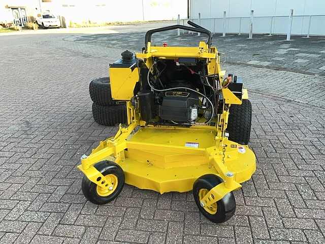 Great dane stand on lawnmower grasmaaier - afbeelding 10 van  15
