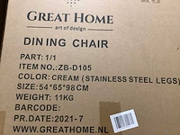 Great home - eetkamerstoel (4x) - afbeelding 6 van  6