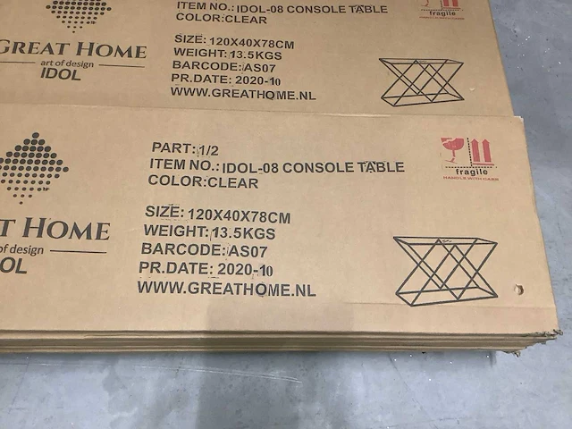 Great home bartafel 120x40x78 cm - afbeelding 6 van  6
