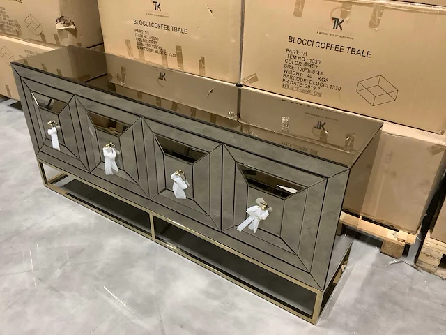 Great home dressoir 180x40x78 cm - afbeelding 4 van  5