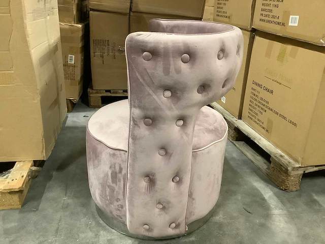 Great home fauteuil rose - afbeelding 4 van  5