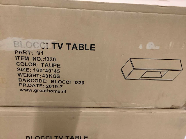 Great home tv meubel 160x40x45 cm - afbeelding 7 van  7
