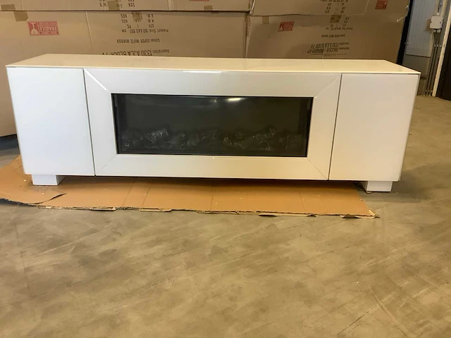 Great home tv meubel met sfeer haard 160x40x51 cm - afbeelding 1 van  3