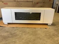 Great home tv meubel met sfeer haard 160x40x51 cm - afbeelding 1 van  3