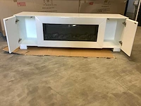 Great home tv meubel met sfeer haard 160x40x51 cm - afbeelding 3 van  3