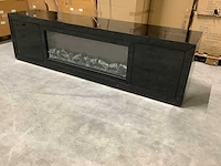 Great home tv meubel met sfeer haard 200x45x55 cm - afbeelding 2 van  4