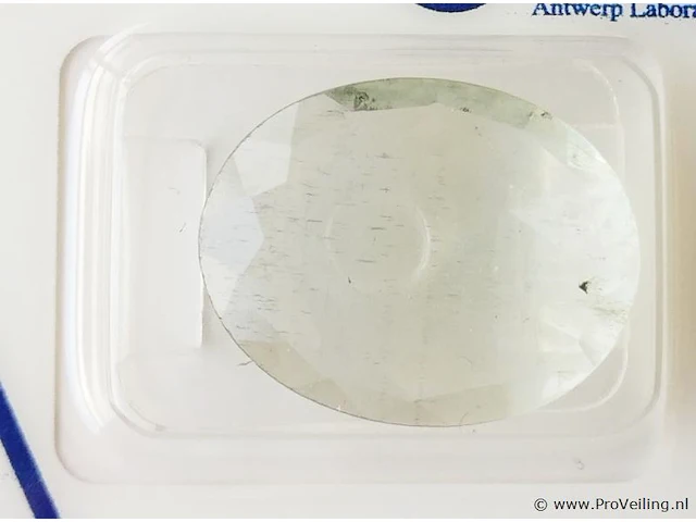 Green beryl 8.09ct algt certified - afbeelding 1 van  4