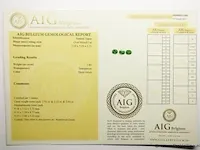 Green topaz 7.84ct aig certified - afbeelding 4 van  4