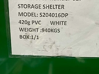 Greenland - 12.20x6.10x4.88 meter - opslagshelter/garagetent - afbeelding 8 van  9