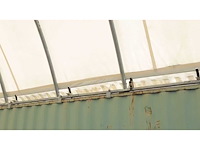 Greenland - 2025 - 12x12x4,5m - container overkapping army green - afbeelding 2 van  3