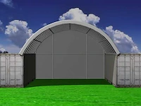 Greenland - 6x6x2 meter - container overkapping met achterwand - afbeelding 2 van  3