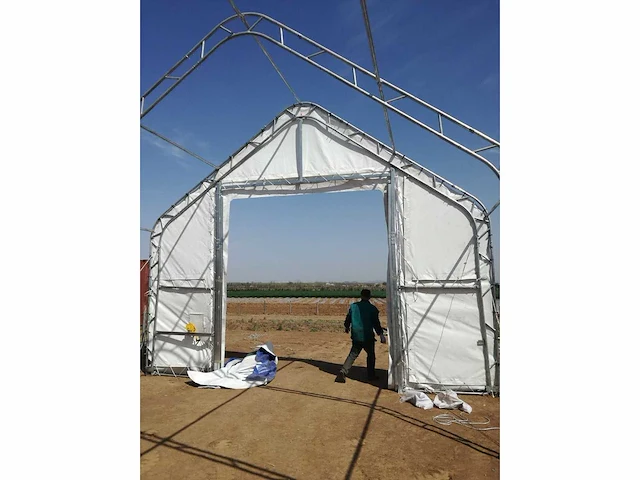 Greenland - 9,75x 6,10 x 4,88 meter - opslagshelter/garagetent - afbeelding 7 van  9