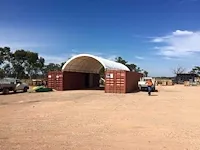 Greenland - army green - container overkapping 40ft - afbeelding 1 van  2