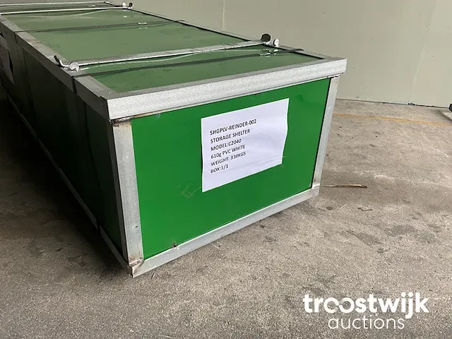 Greenland overkapping tussen 2 containers / container tent 40ft - afbeelding 3 van  4