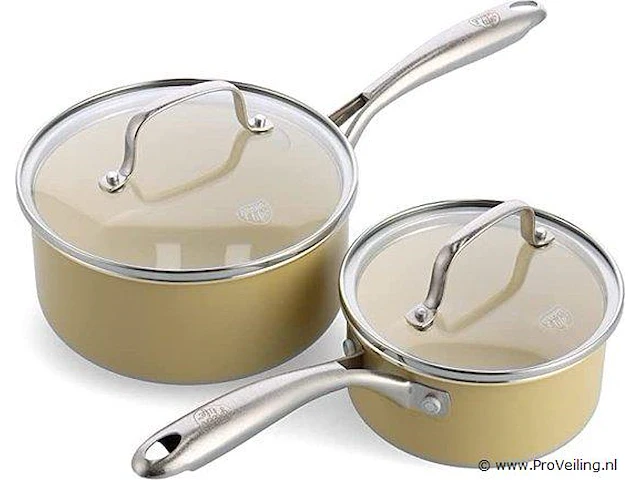 Greenlife artizan healthy ceramic steelpanset - 3 dozen á 2 stuks - afbeelding 1 van  4
