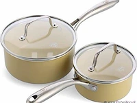 Greenlife artizan healthy ceramic steelpanset - 3 dozen á 2 stuks - afbeelding 1 van  4