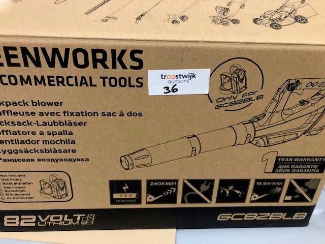 Greenworks - gc82blb 82 volt - bladblazer - afbeelding 3 van  3