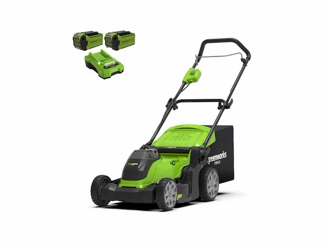 Greenworks 40 volt accu maaier - afbeelding 1 van  3